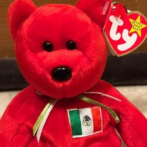 Ty Beanie Baby Osito The Bear Mexico 1999